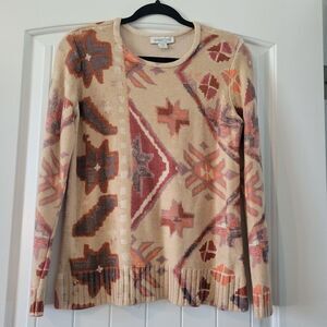 Coldwater Creek Womens Sweater Size XS 80 Cotton 40 Acrylic Soft Elegant Dainty